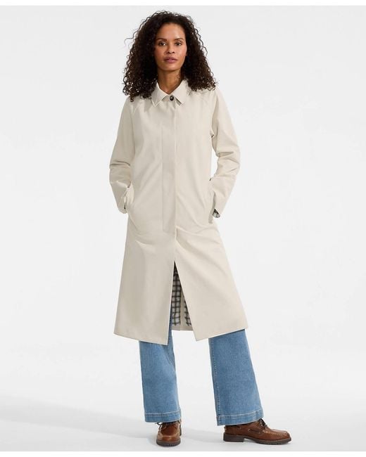 Lands' End Natural Mac Raincoat