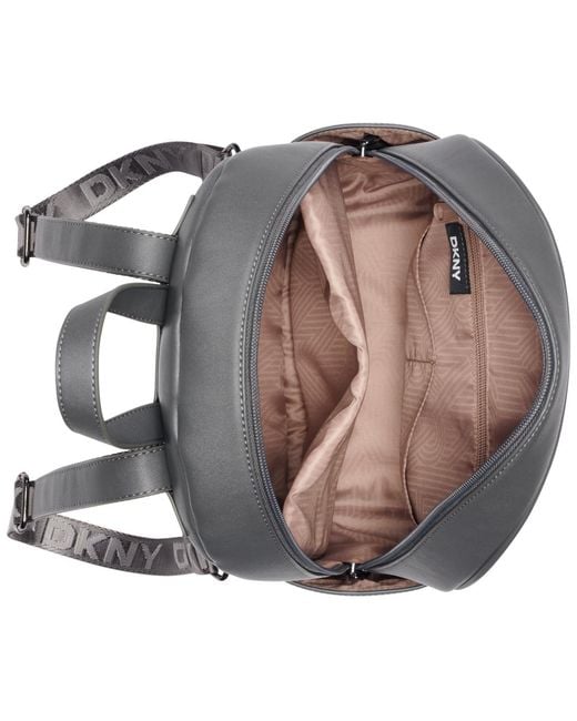 DKNY Gray Clean Cut 14" Backpack