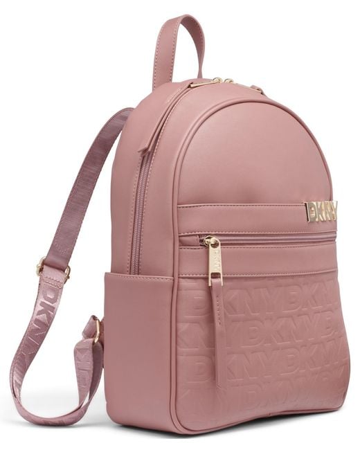 DKNY Pink Clean Cut 14" Backpack