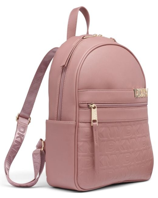 DKNY Pink Clean Cut 14" Backpack