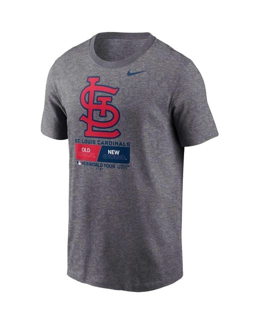 Nike St. Louis Cardinals 2023 Mlb World Tour: London Series T-shirt in Gray  for Men