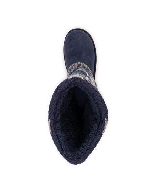 Muk Luks Blue Cheryl Boot