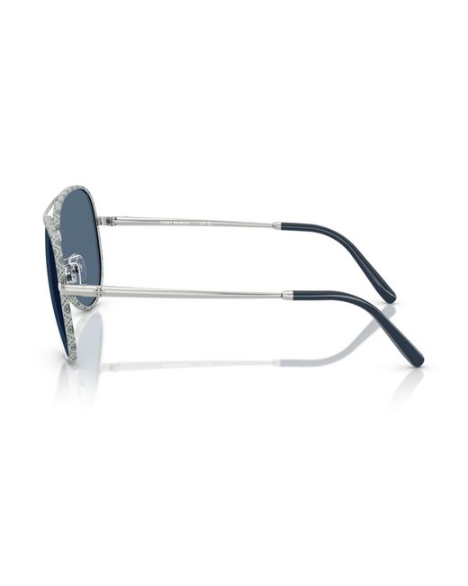 Tory Burch Blue Large Sunglasses