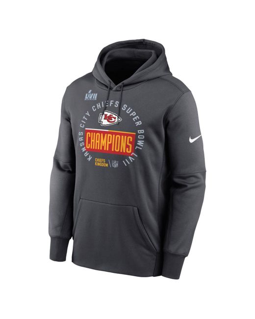 Nike Anthracite Kansas City Chiefs Super Bowl Lvii Champions Locker ...