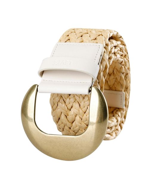 Levi's Metallic Fully Adjustable Raffia Belt
