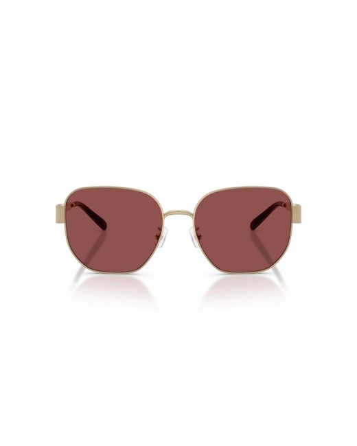 Tory Burch Brown Geometric Sunglasses