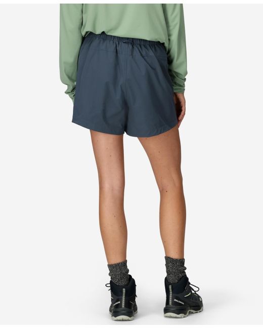 Marmot Blue Air Exchange Upf 40 Zip Secure 4" Shorts