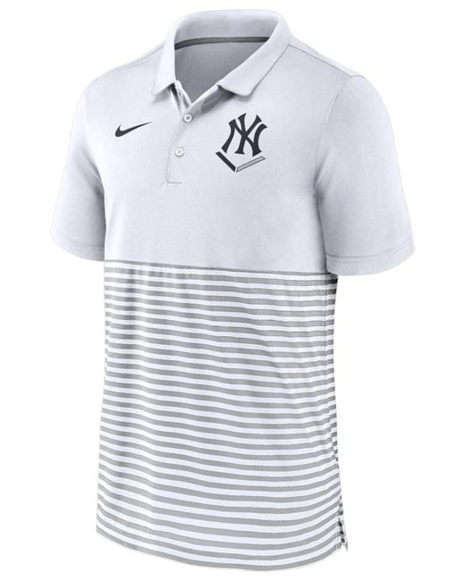 New York Yankees Nike Players Performance Red Polo