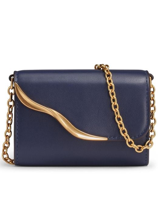 Donna Karan Blue Malverne String Wallet