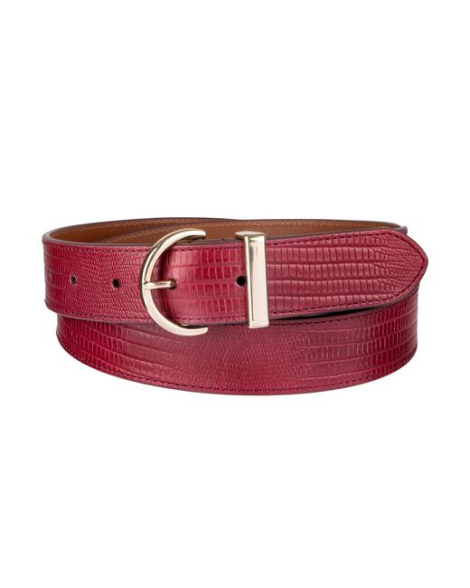 burgundy leather dress belt Belt Burgundy Cordovan main image 0