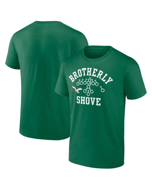 Fanatics Green Brotherly Shove Philadelphia Eagles T-shirt