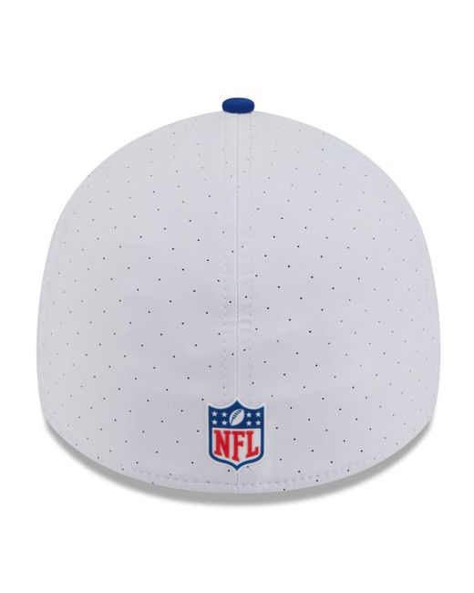 KTZ Blue White/royal Buffalo Bills 2025 Nfl Training Camp 39thirty Flex Hat for men