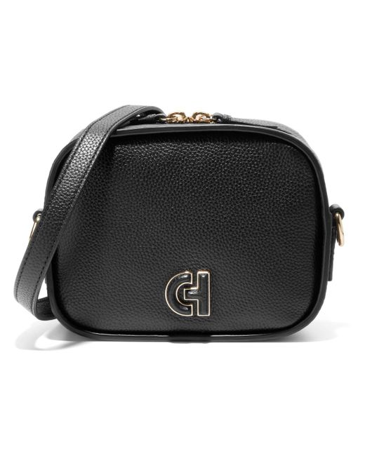 Cole Haan Essential Small Leather Crossbody Camera Bag in Black Lyst