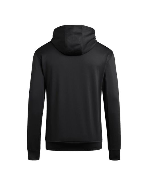 Adidas Black Nc State Wolfpack Locker Logo Fleece Pullover Hoodie for men