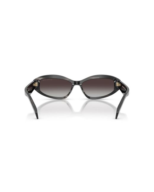 Michael Kors Brown Oval Sunglasses