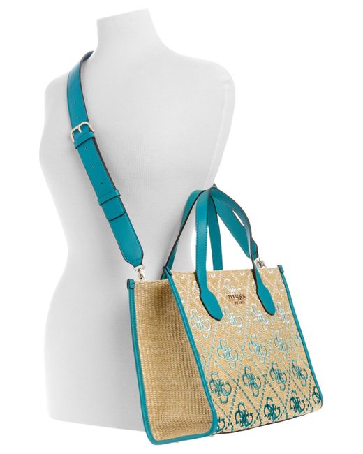 Guess Blue Silvana Two-compartment Tote