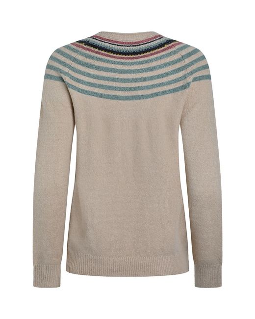 Weird Fish Gray Sinatra Patterned Knit Jumper