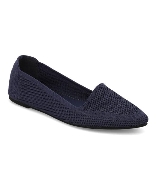 MIA Blue Corrine Slip-on Ballet Knit Flats