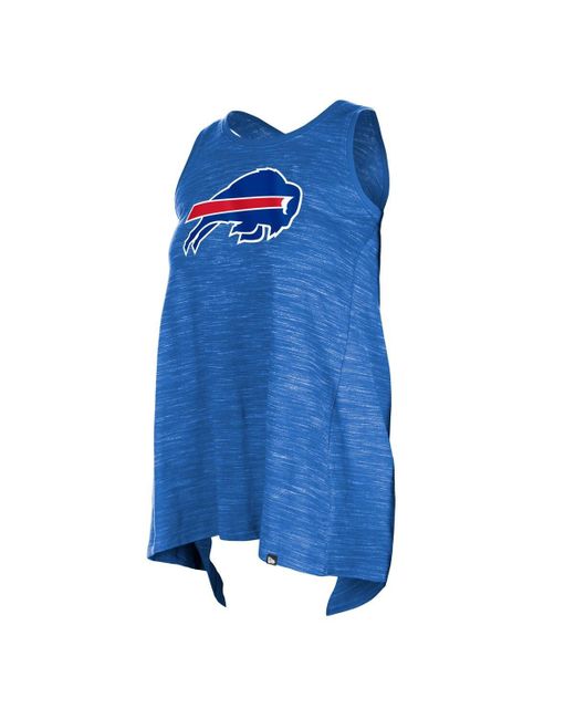 KTZ Blue Buffalo Bills Plus Size Space Dye Active Tank Top