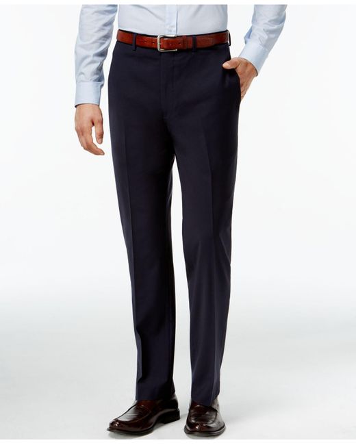 Infinite Stretch Solid Slim-fit Pants 