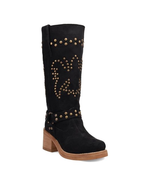 Dingo Black Troubadour Leather Boot