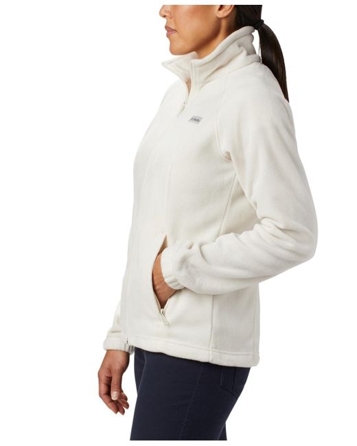 Columbia White Plus Size Benton Springs Fleece Jacket