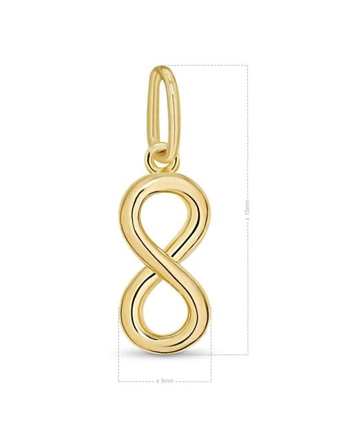 DEVATA Metallic Infinity Pendant