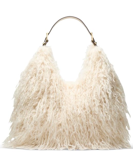 Michael Kors Natural Nolita Large Hobo Shoulder Bag