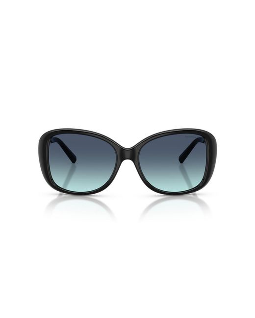 Tiffany & Co Blue Rectangle Sunglasses