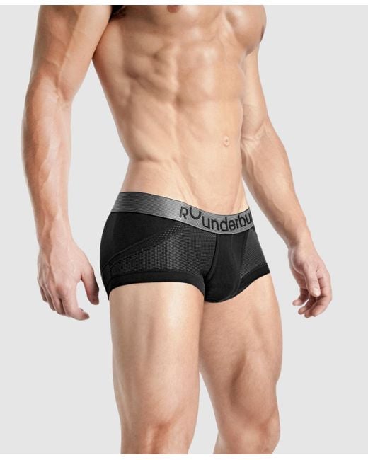 Rounderbum Black Anatomic Boxer for men