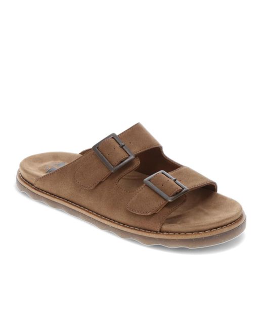 Dockers Brown Benham Slip On Sandals for men