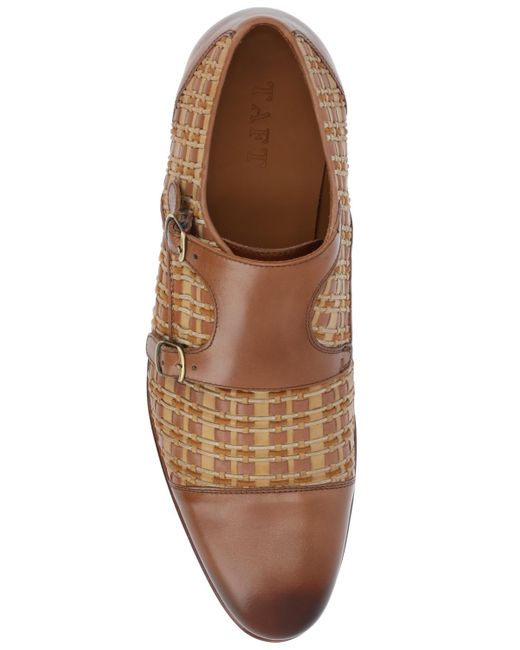 Taft Brown Lucca Double Monkstrap Dress Shoe for men