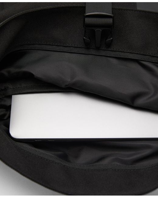 Mango Black Flap Backpack for men