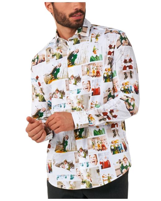 sachin and babi light blue dress Mens Holiday Shirts
