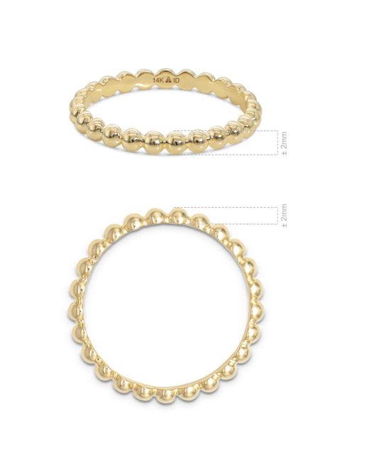 DEVATA Metallic Bead Ring