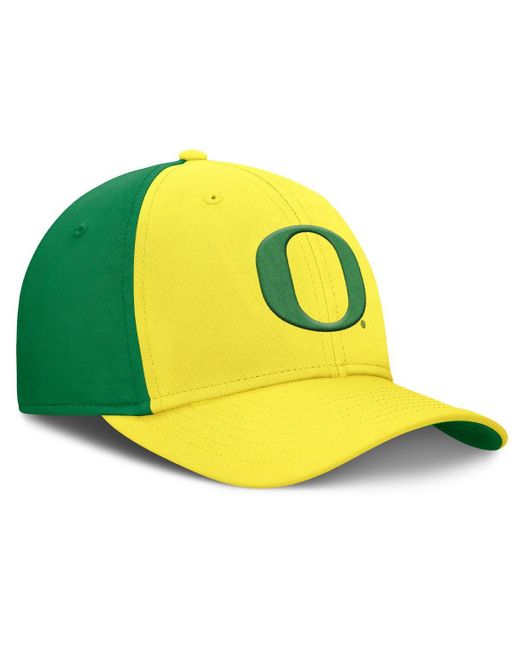 Nike Yellow/green Oregon Ducks 2025 Sideline Rise Local Performance Flex Hat for men