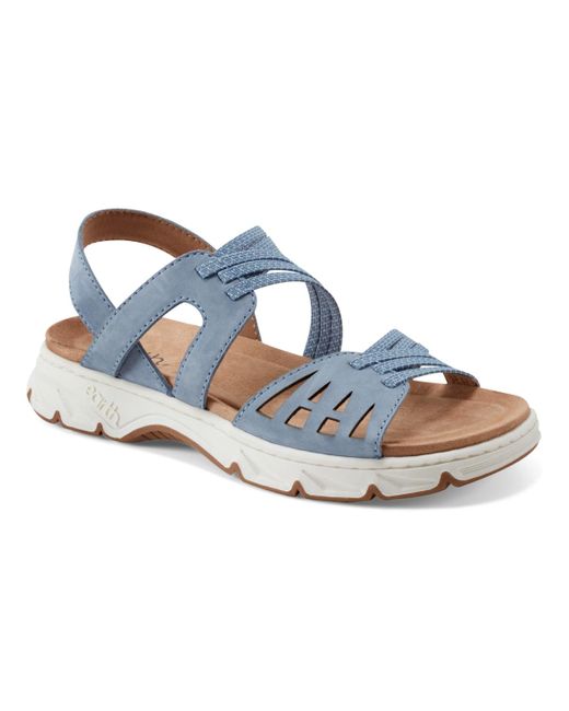 Earth Blue Vernon Strappy Sporty Sandals