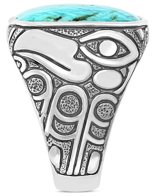 Effy Turquoise Eagle Ring In Sterling Silver in Metallic for Men 