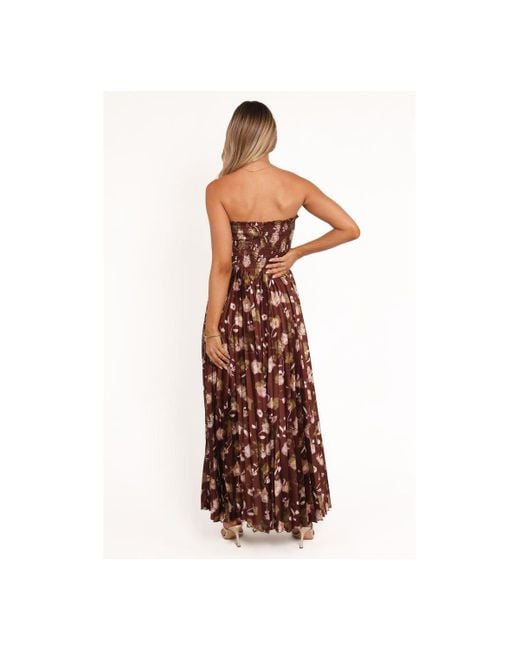 knee length dresses for ladies Dress The Population Angelique Strapless Maxi Dress