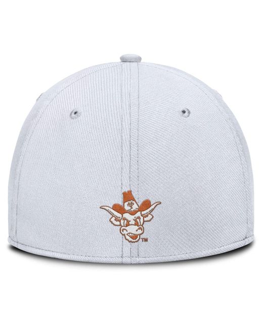 Nike White Texas Longhorns Rise Academic Dri-fit Flex Hat for men
