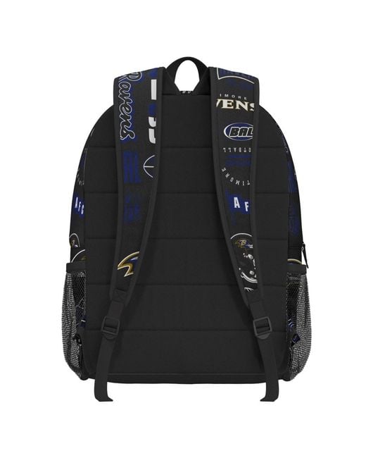Outerstuff Black Baltimore Ravens Backpack And Lunchbox Set