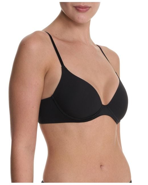 Natori Black Soft Focus Comfort Convertible Demi T-shirt Bra