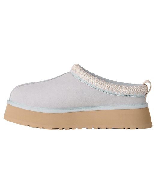 Ugg White Tazz Ii Platform Slippers