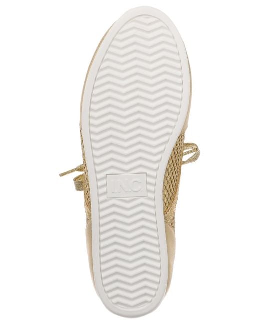 INC International Concepts Natural Landryy Sneakers