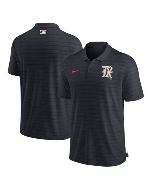 Nike Texas Rangers City Connect Victory Performance Polo Shirt in Black for Men Lyst