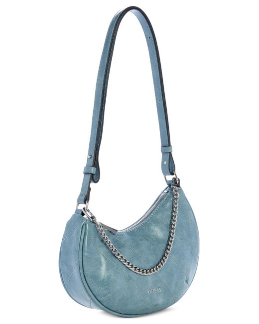 Guess Blue Amys Convertible Crossbody Bag