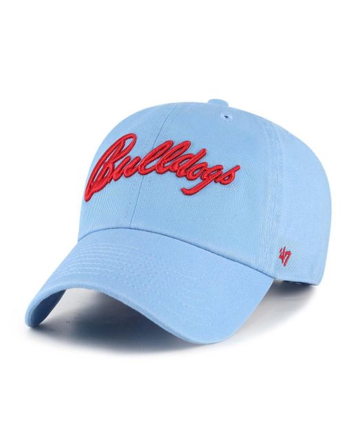 '47 Blue Fresno State Bulldogs Vault Clean Up Adjustable Hat for men