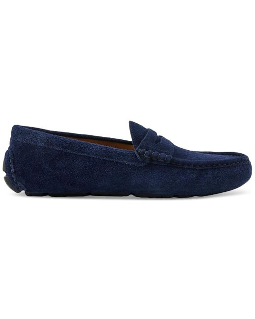 Polo Ralph Lauren Blue Anders Suede Penny Drivers for men