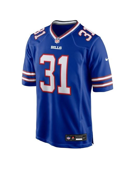 Nike Blue Maxwell Hairston Buffalo Bills 2025 Nfl Draft First Round Pick Game Jersey for men