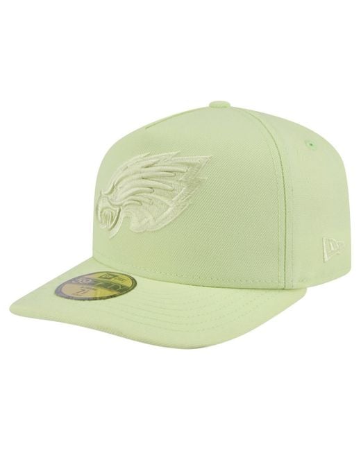 KTZ Green Philadelphia Eagles Color Pack A-frame 59fifty Fitted Hat for men
